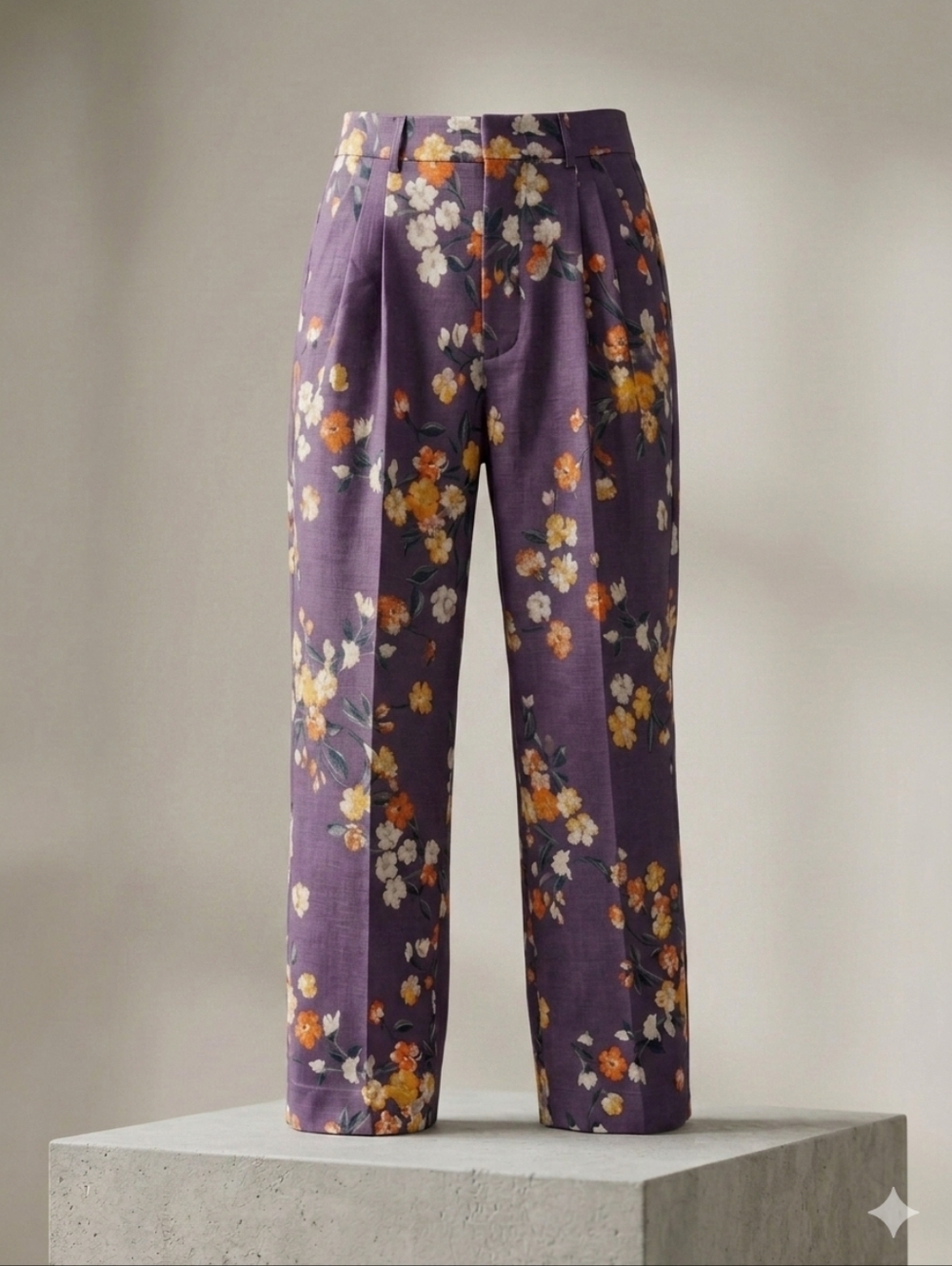 17. NWOT DSQUARED2 FLORAL TAPERED TROUSERS SIZE IT 38 / US 2